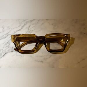 Stylish Yellow Frames Glasses